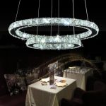 candelabru led cu cristale