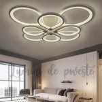 lustre led lumini de poveste raindrop alb