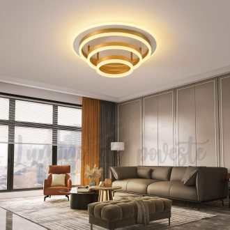 Plafoniera LED Creative Minimalist 3 Gold