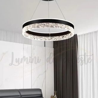 Candelabru LED 146W Minimalist 1 Black Glam